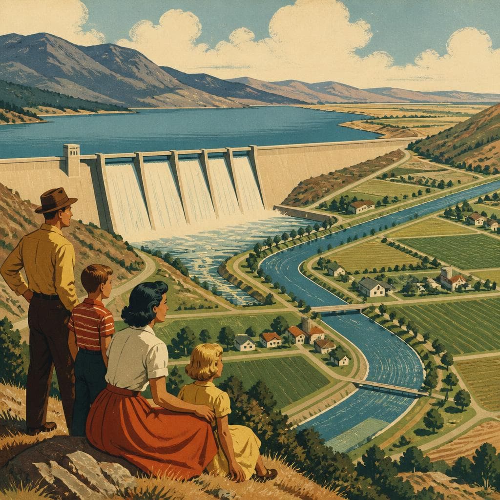 Cover art for The River Held Back, the Valley Remade