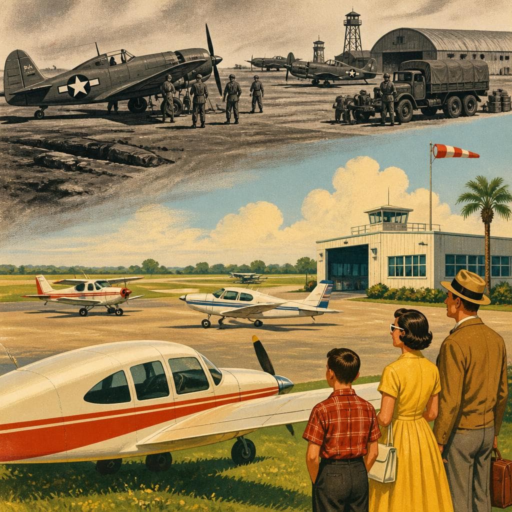 Cover art for From War Field to County Runway