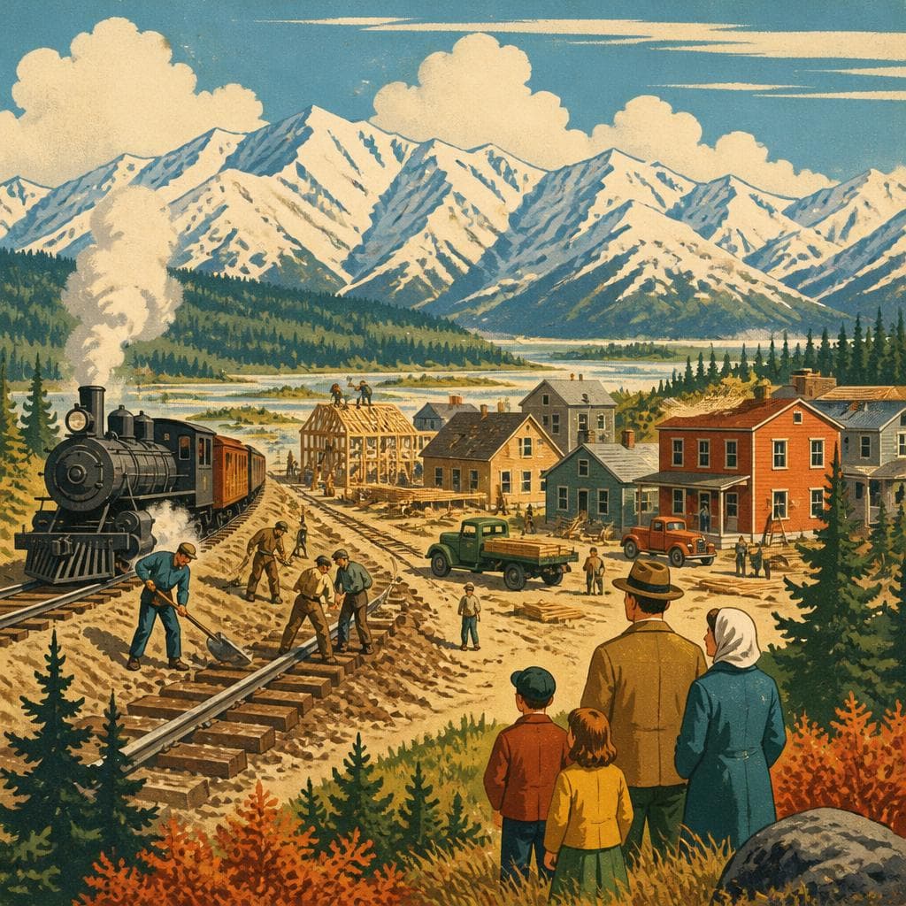 Cover art for Where the Railroad Stopped, Wasilla Began