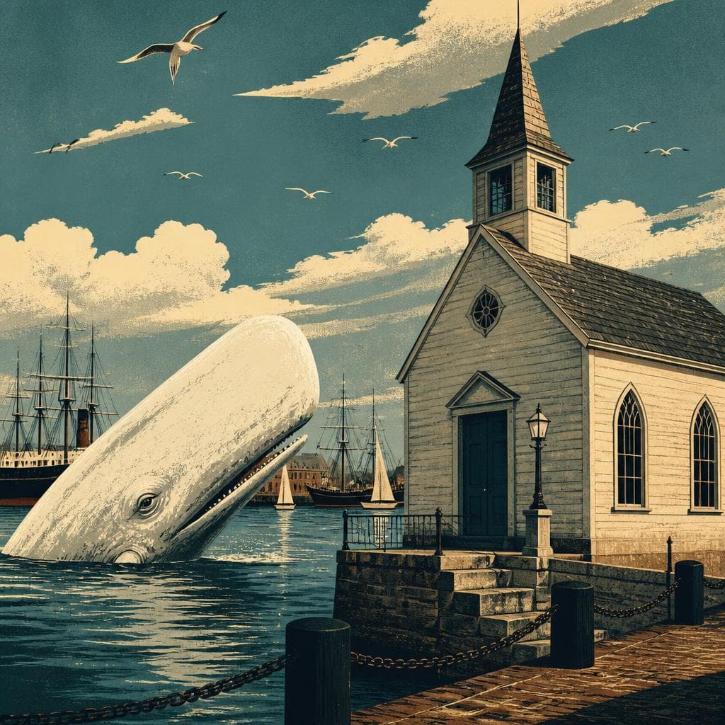 Cover art for Where Moby-Dick Meets the Harbor