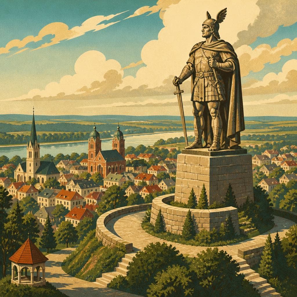 Cover art for A Hilltop Hermann in New Ulm