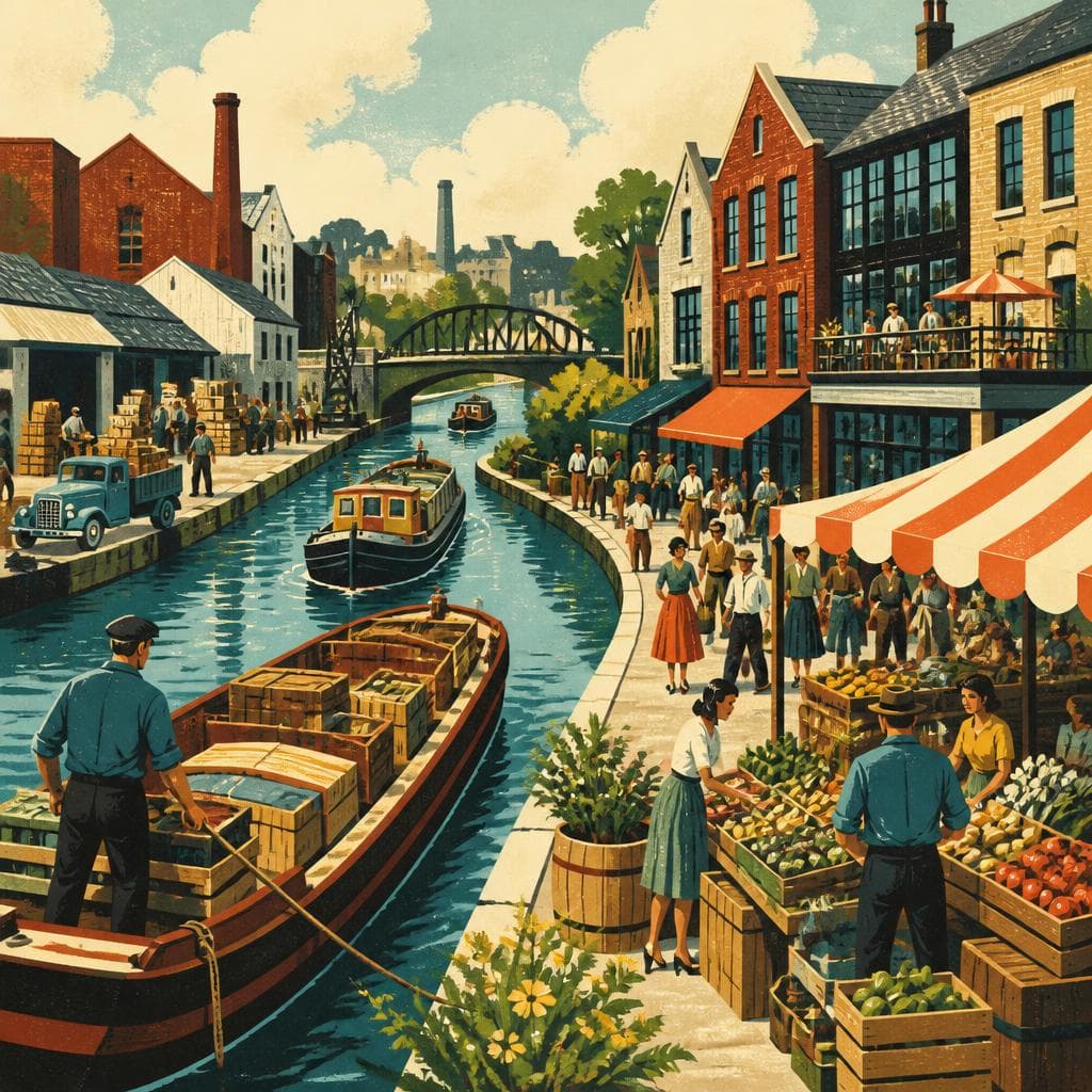 Cover art for Where the Canal Turned Roscoe Into a Marketplace