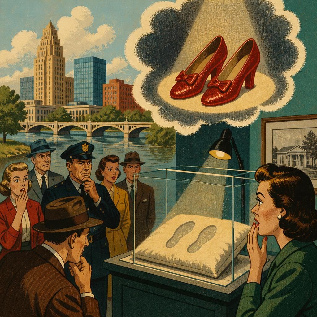 Cover art for When Dorothy’s Slippers Vanished in Grand Rapids