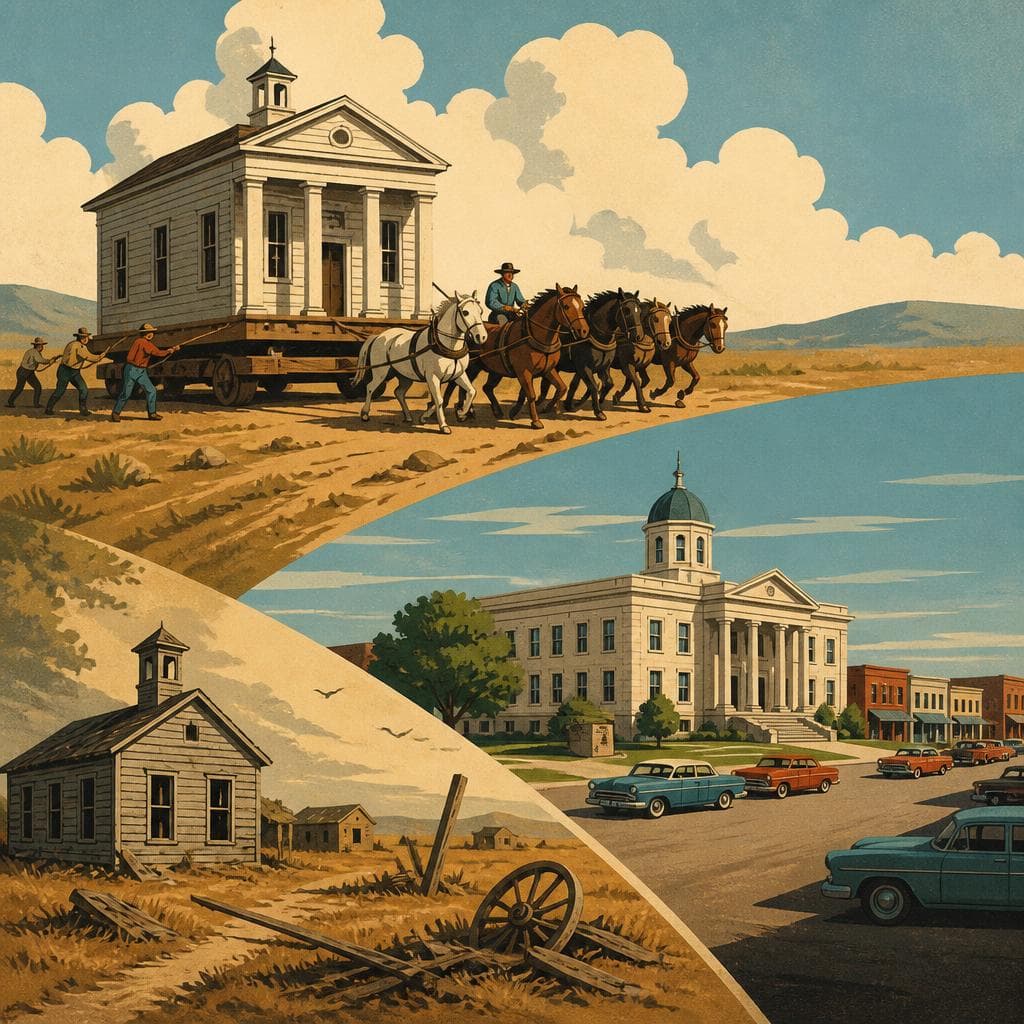 Cover art for When the Courthouse Moved On