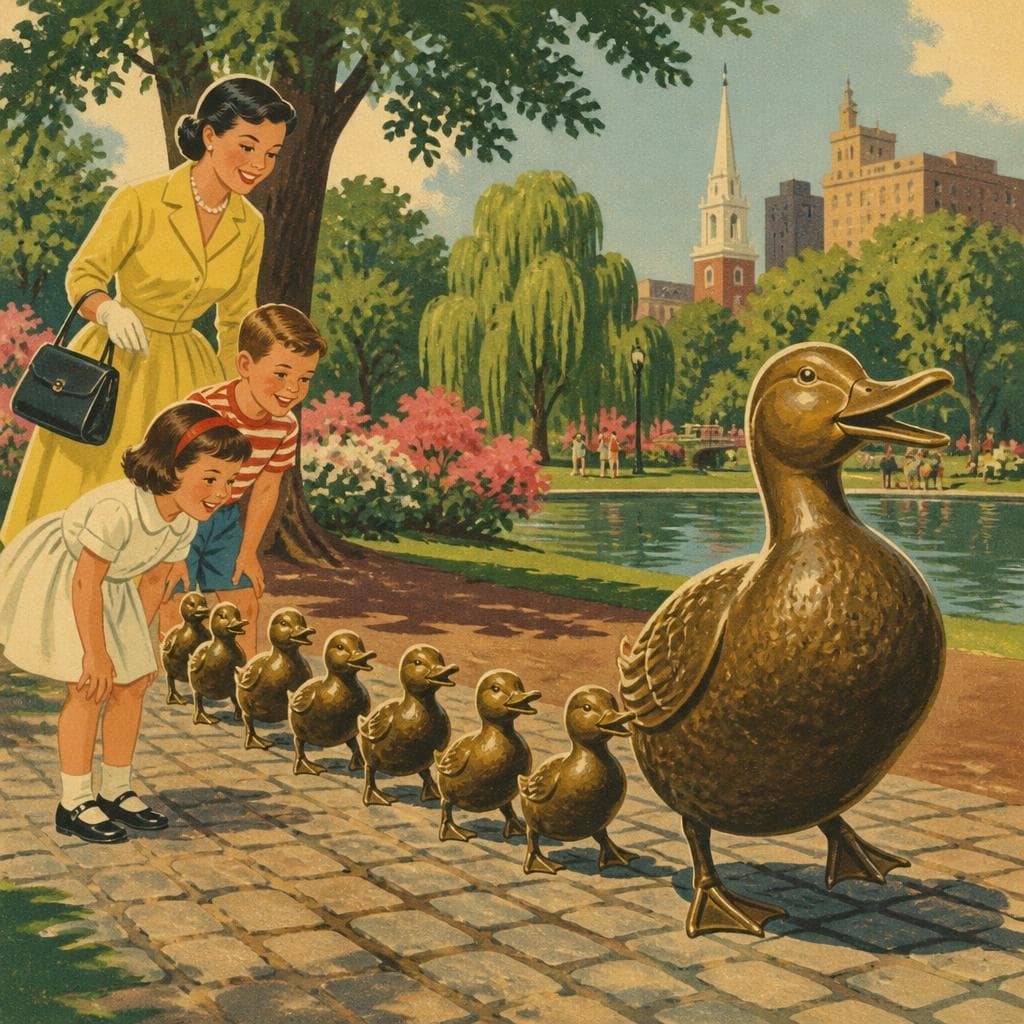 Cover art for Boston’s Most Beloved Line of Ducks
