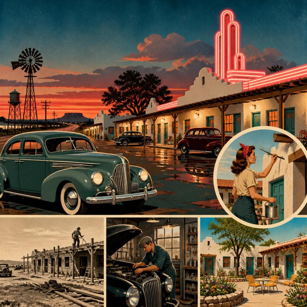 Cover art for Neon, Garages, and the Making of a Route 66 Icon
