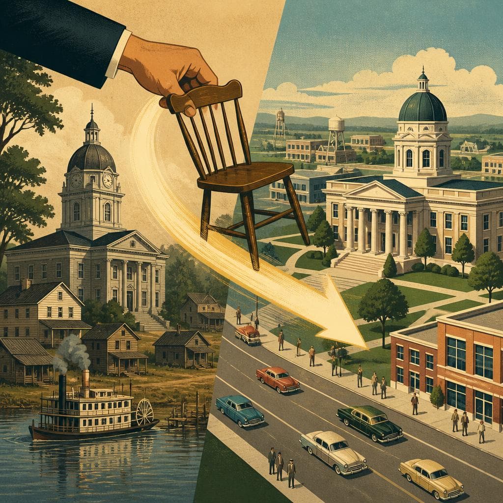 Cover art for When the County Seat Left Kingston