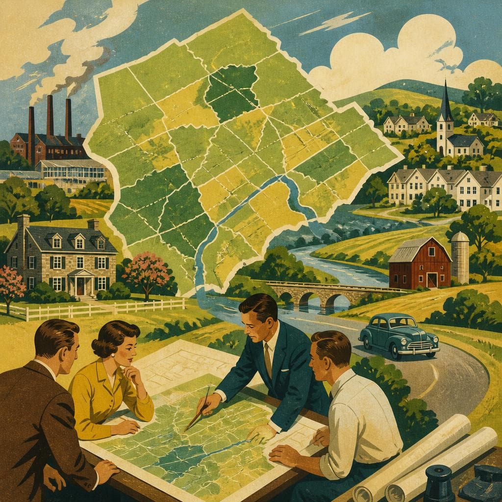 Cover art for A County Drawn After the War