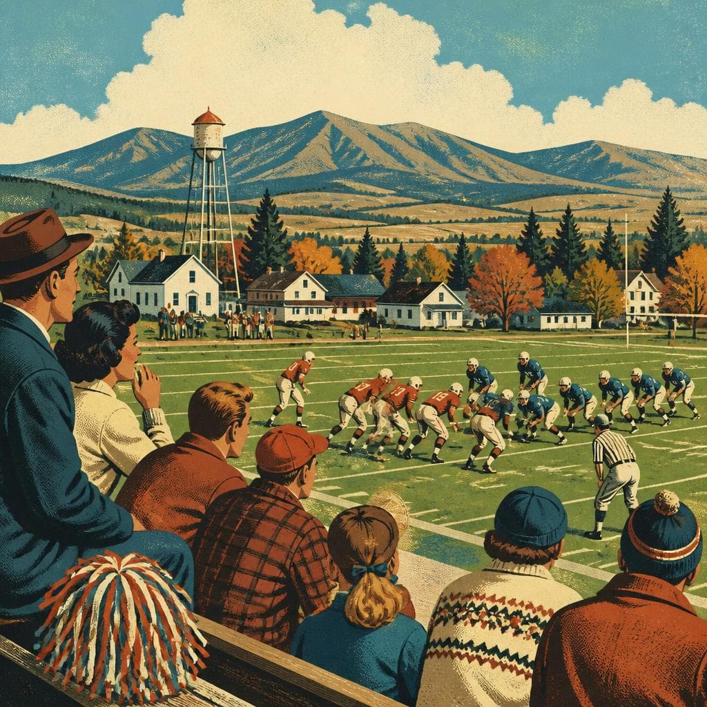 Cover art for How Small Schools Kept Football Alive in Roy