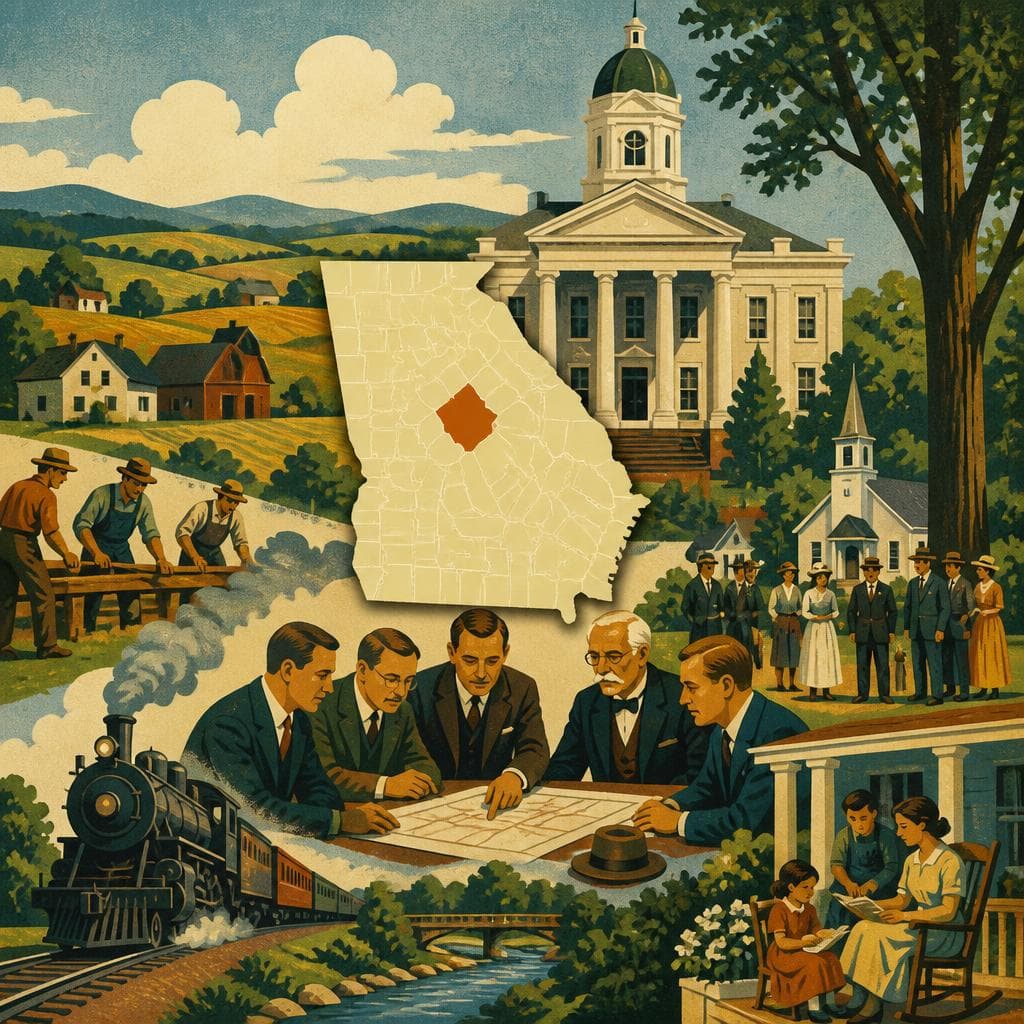 Cover art for A Young County With an Old Georgia Lesson