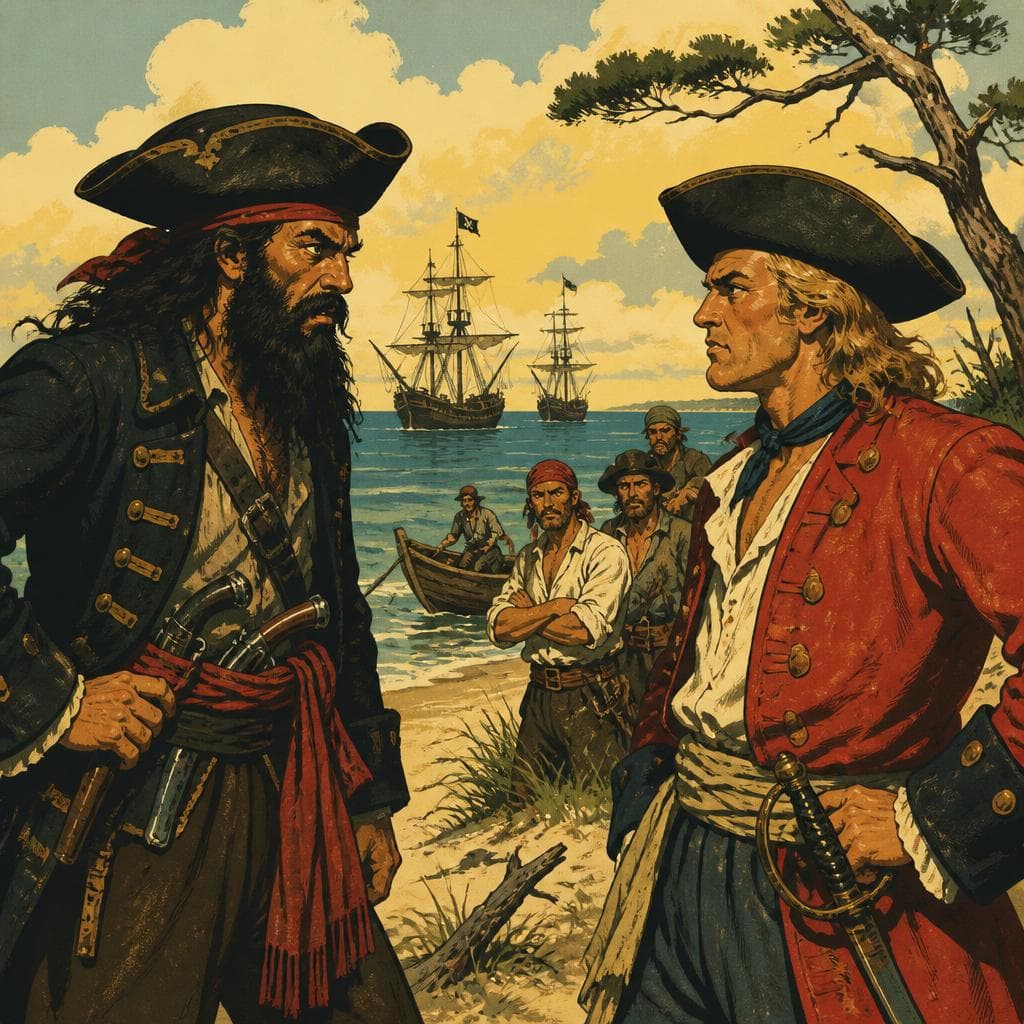 Cover art for When Blackbeard Met Bonnet at Cape Fear