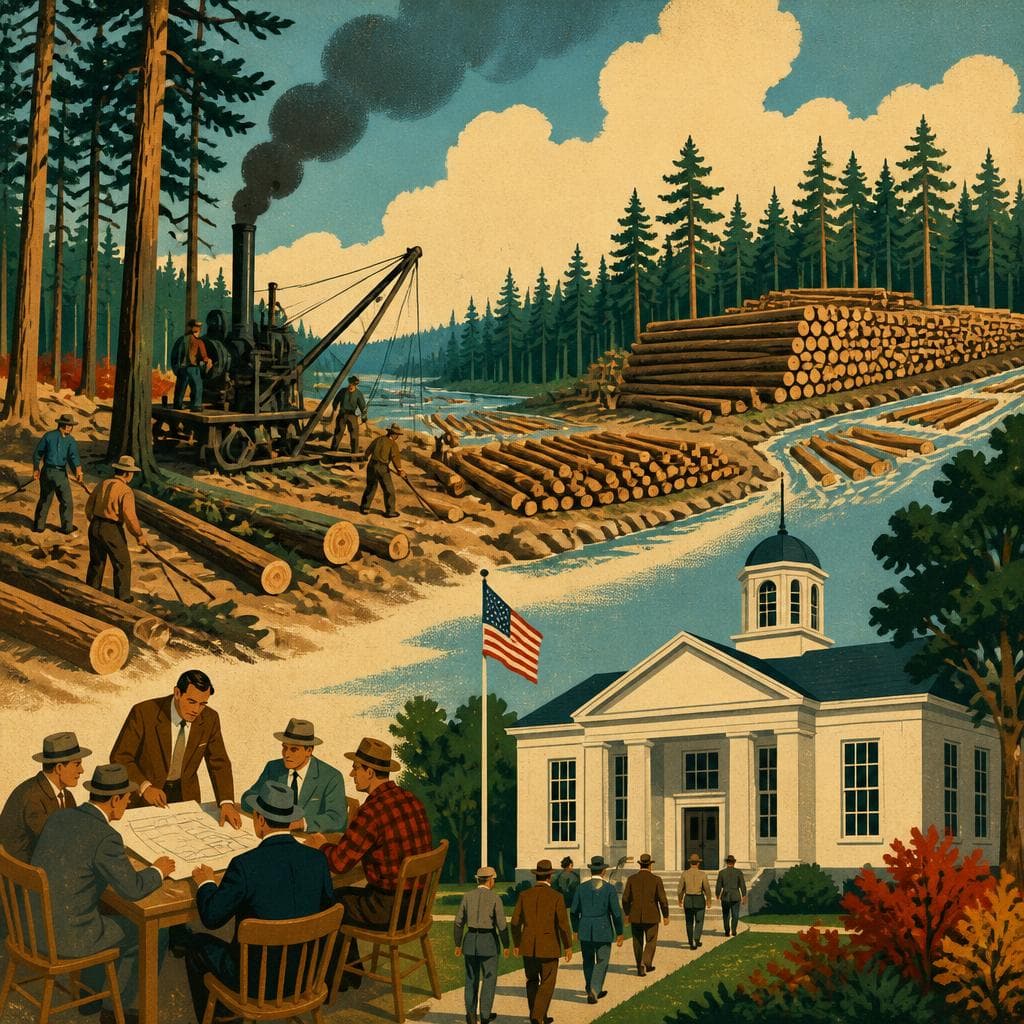Cover art for When the Lumber Frontier Made Ogemaw Real