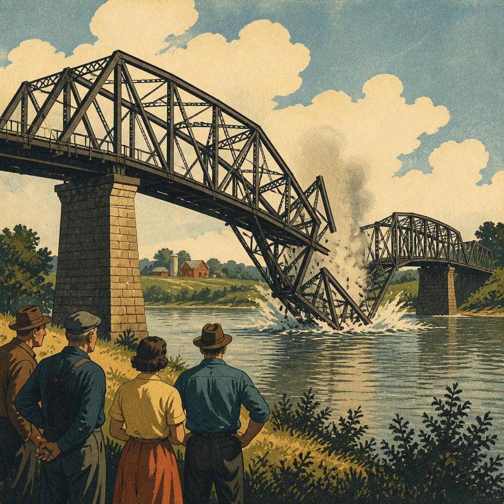 Cover art for When an Iowa Iron Bridge Finally Gave Way