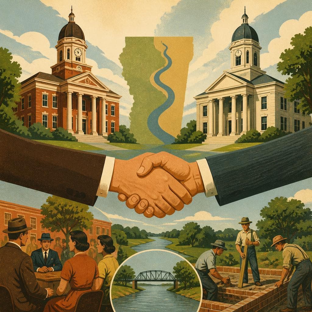 Cover art for Two County Seats, One Mississippi Bargain