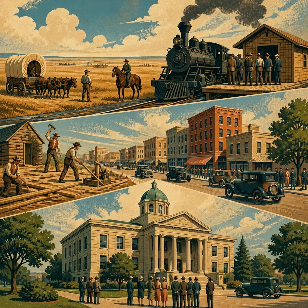 Cover art for Where a Railroad Stop Became a County Seat