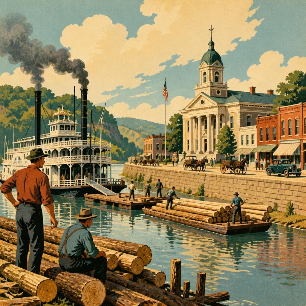 Cover art for Where the White River Built a County Seat