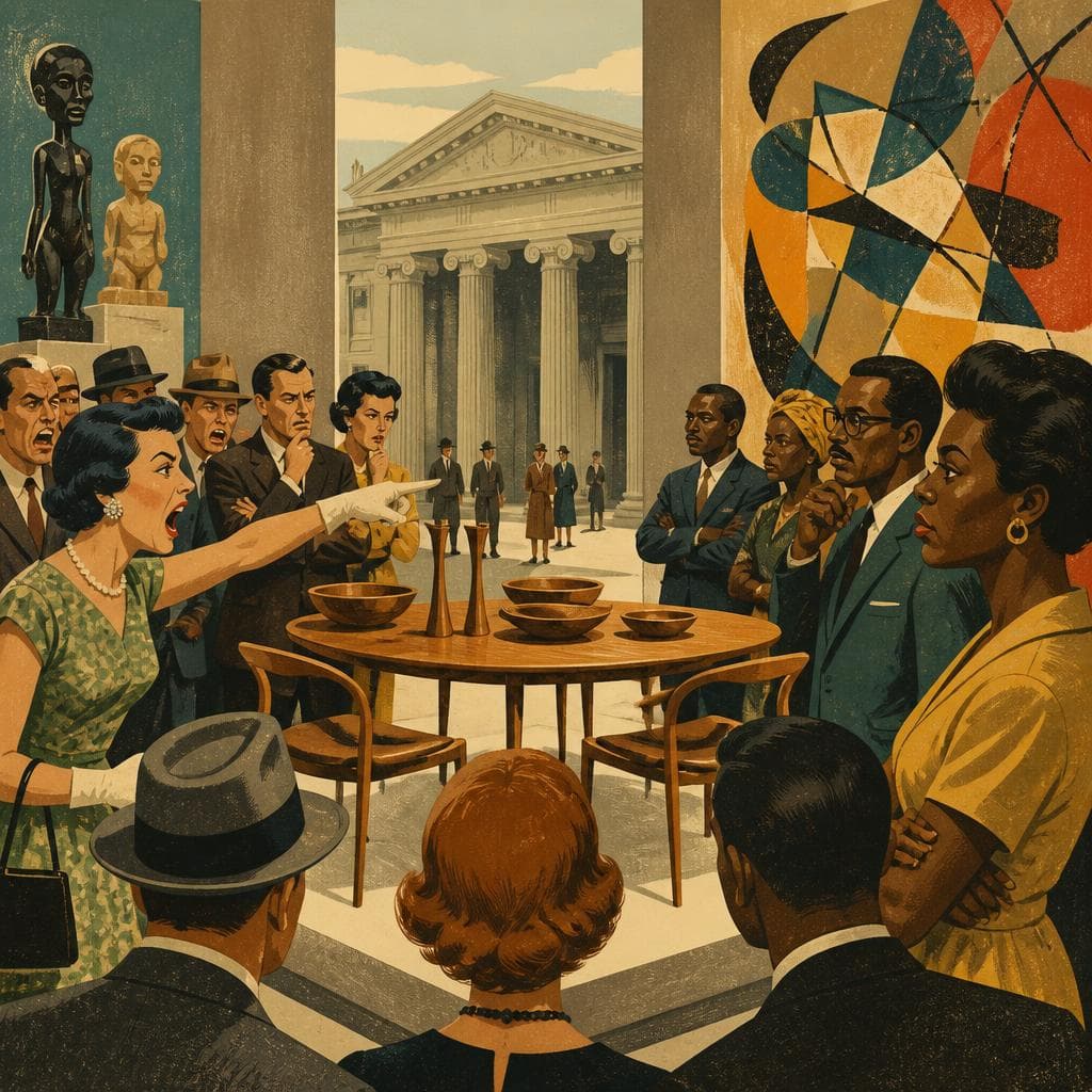 Cover art for When a Museum Table Set Off an Argument
