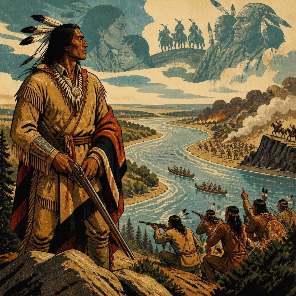Cover art for Menawa at the River Bend