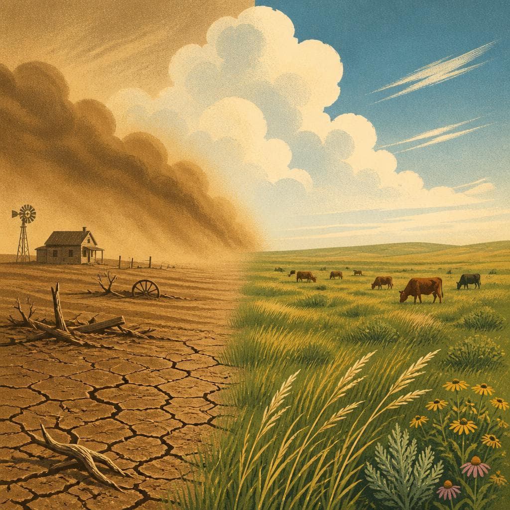 Cover art for When the Prairie Was Given Back Its Grass