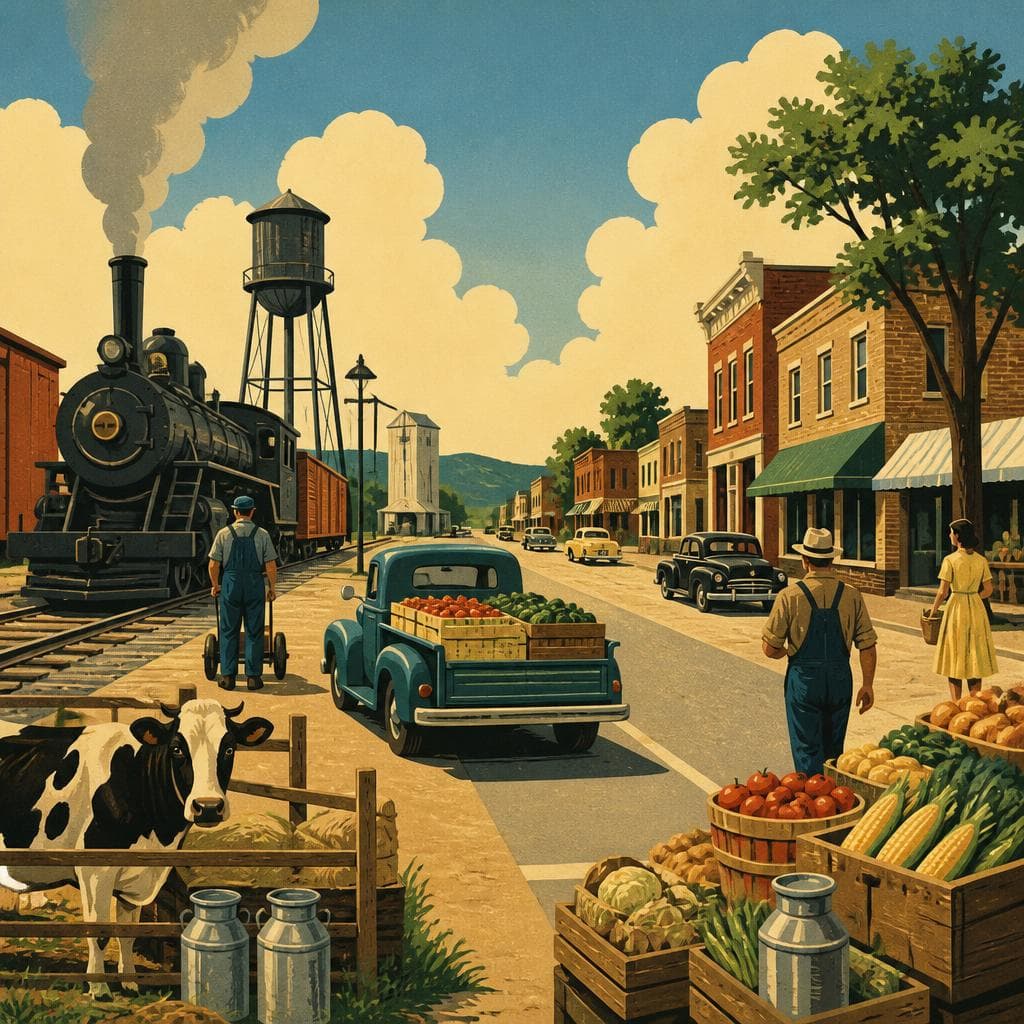 Cover art for Where Rail and Farm Met on Main Street