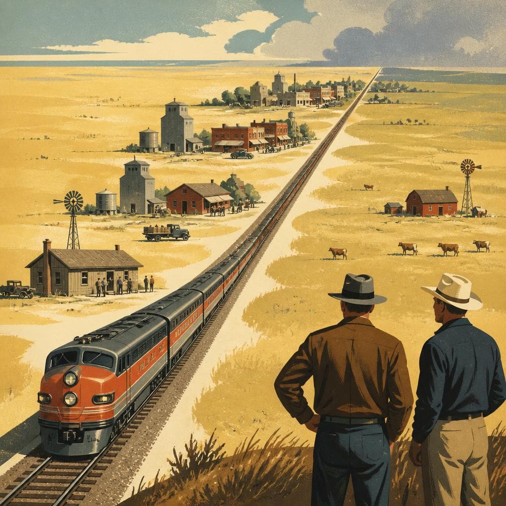 Cover art for How the Burlington Made Towns on the Prairie