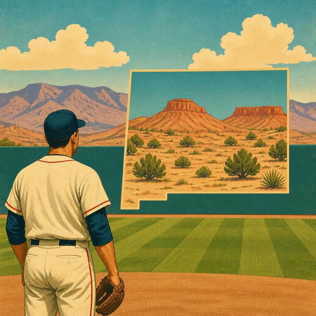 Cover art for A New Mexico Name in the Outfield