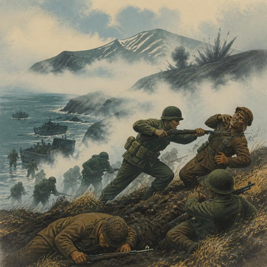 Cover art for Where Fog Turned Attu Into America’s Harshest Battlefield
