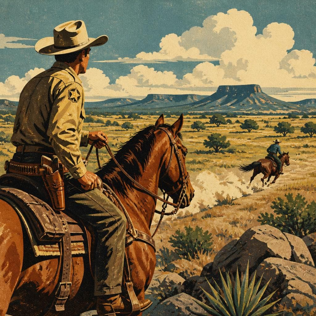Cover art for Law on Horseback in Llano Country