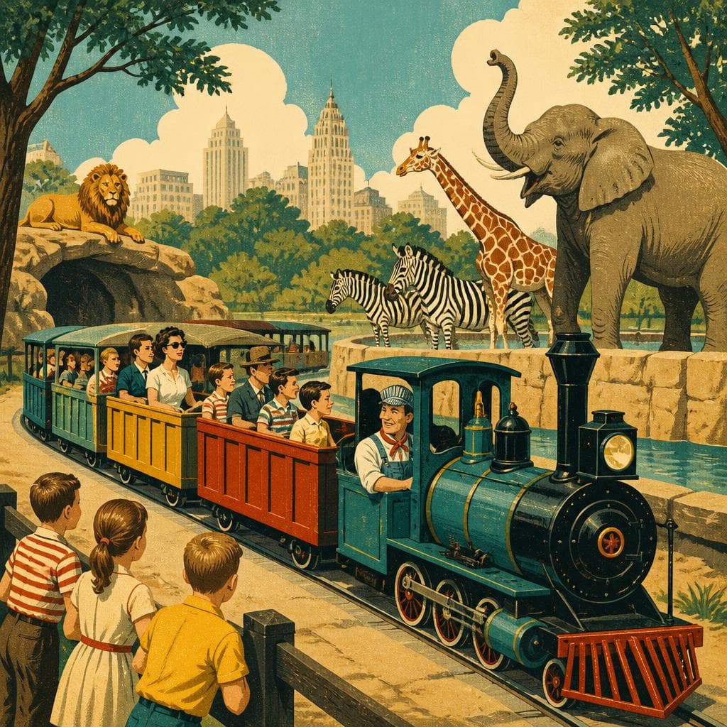 Cover art for The Little Railroad That Made the Zoo Feel Huge