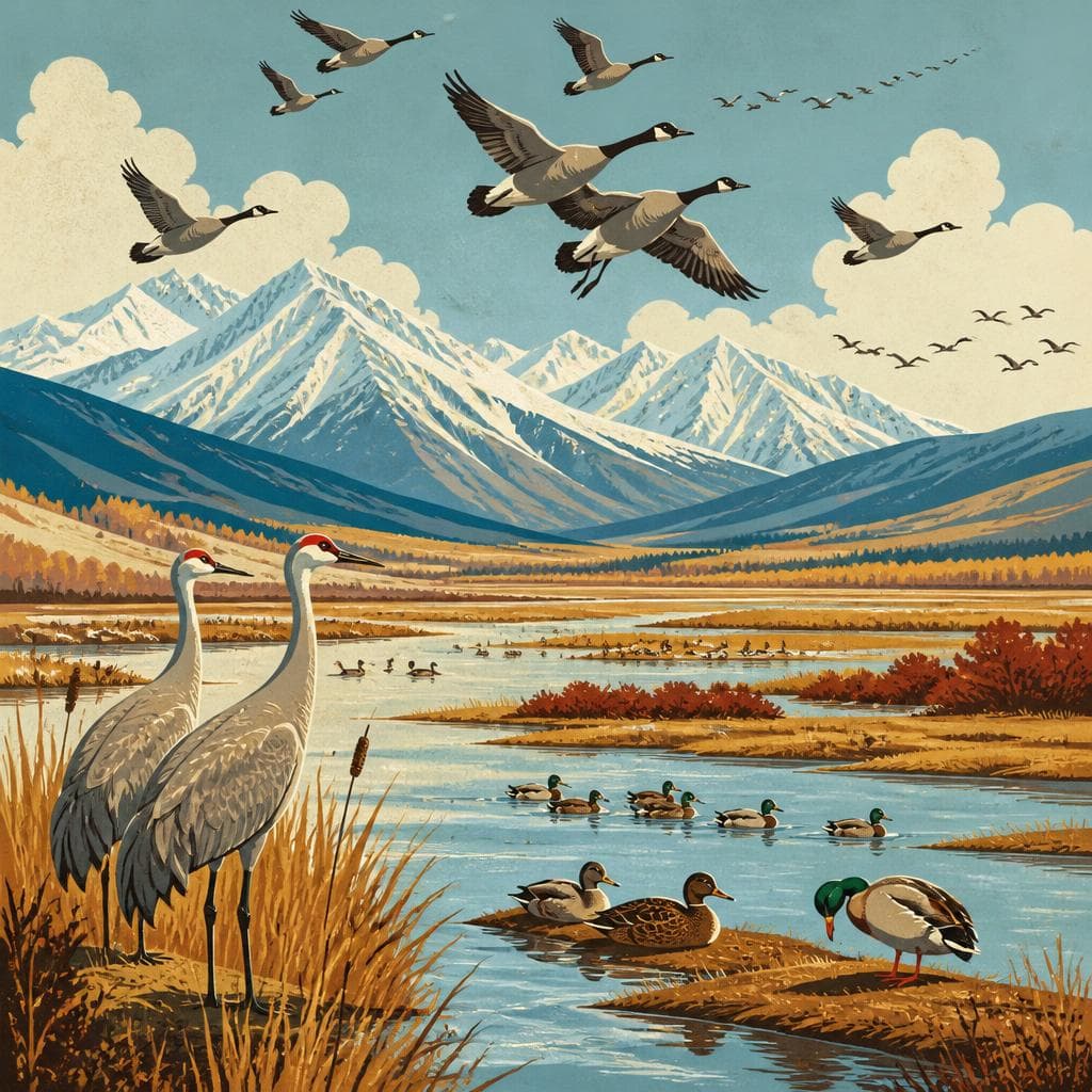 Cover art for Where the Flyway Touches Down