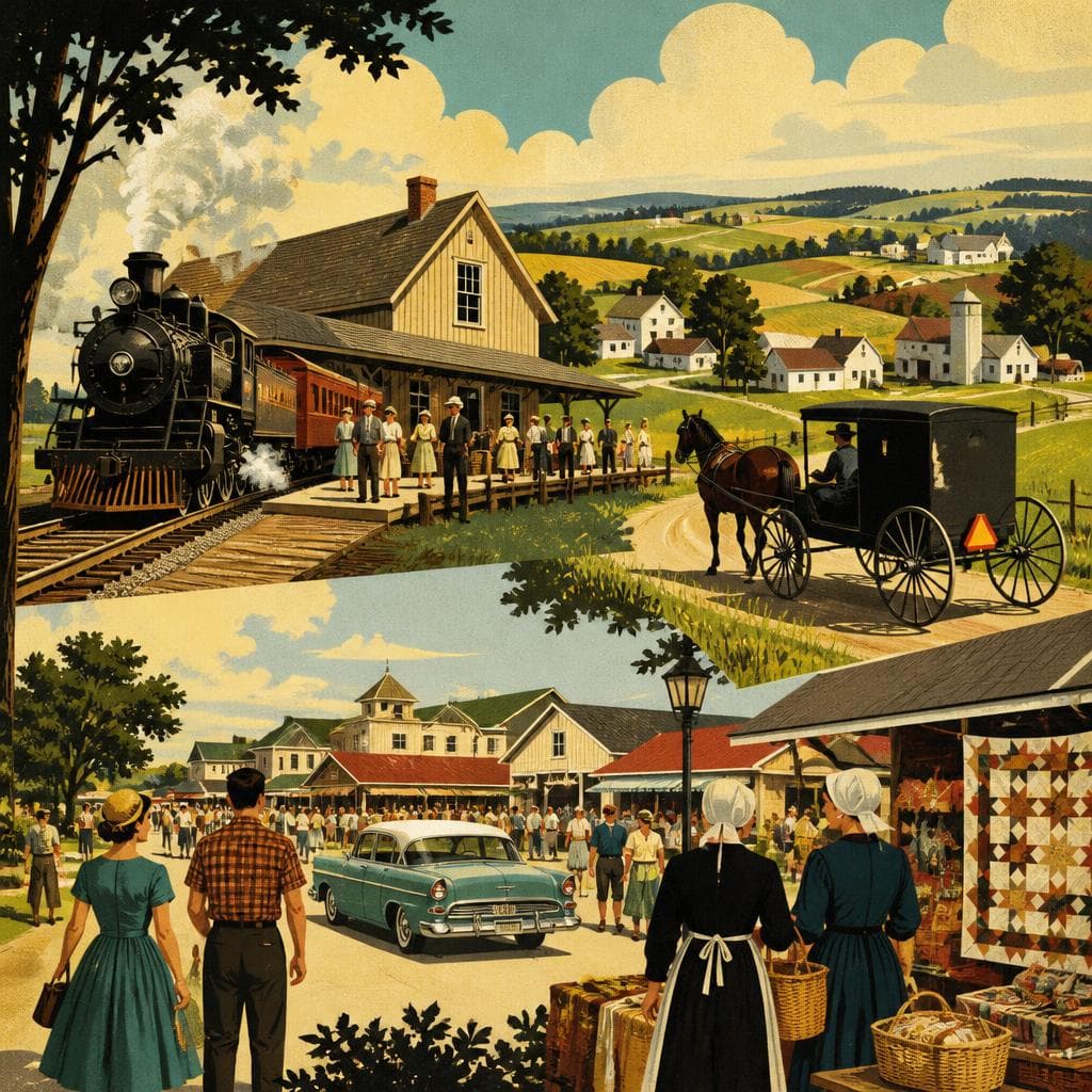 Cover art for A Town Named for Memory, Remade by Visitors