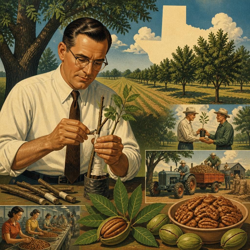 Cover art for The Man Who Grafted Texas Pecans Forward