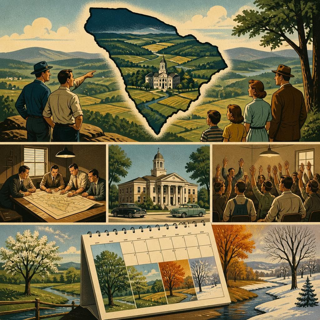 Cover art for A County, a Name, and the Calendar