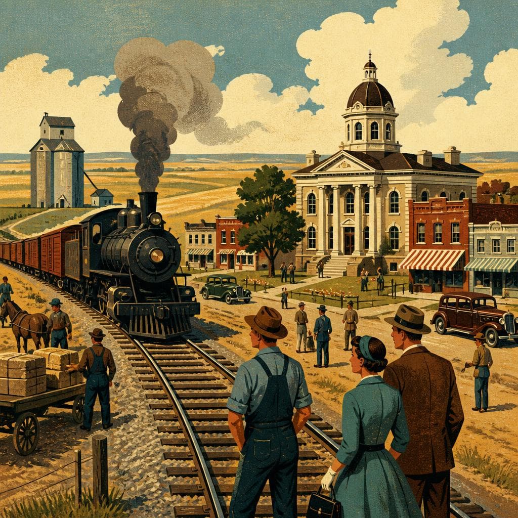 Cover art for Where the Railroad Made a County Seat