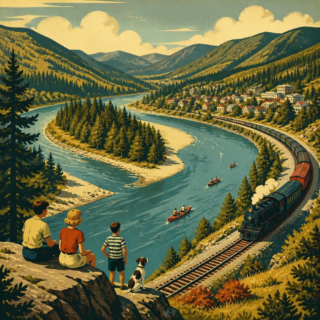 Cover art for Where the River Taught the Railroad to Turn