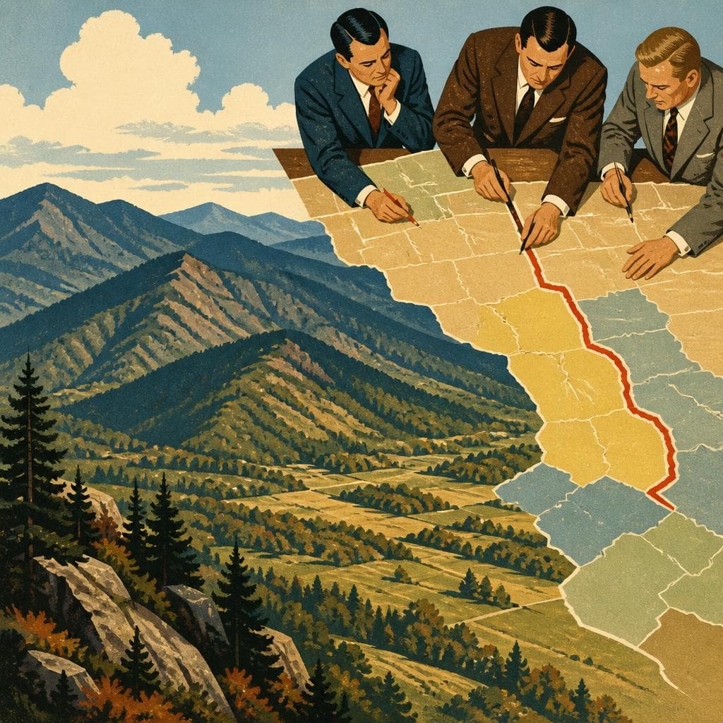 Cover art for When the Mountains Stayed Put and the Map Moved