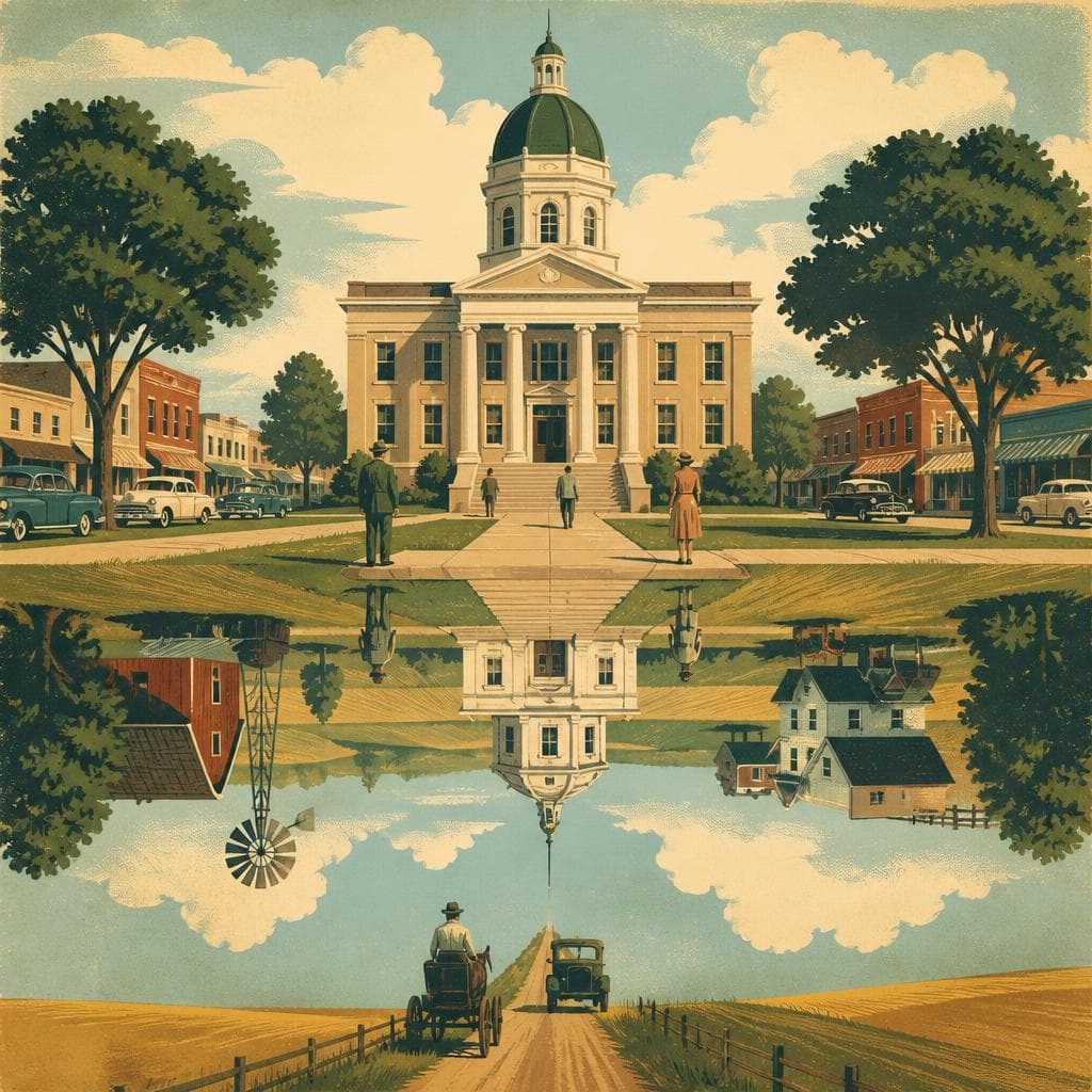 Cover art for Where a Small County Meets Itself