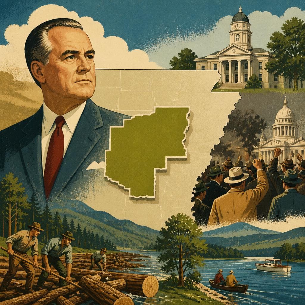 Cover art for A County Drawn in a Governor’s Name