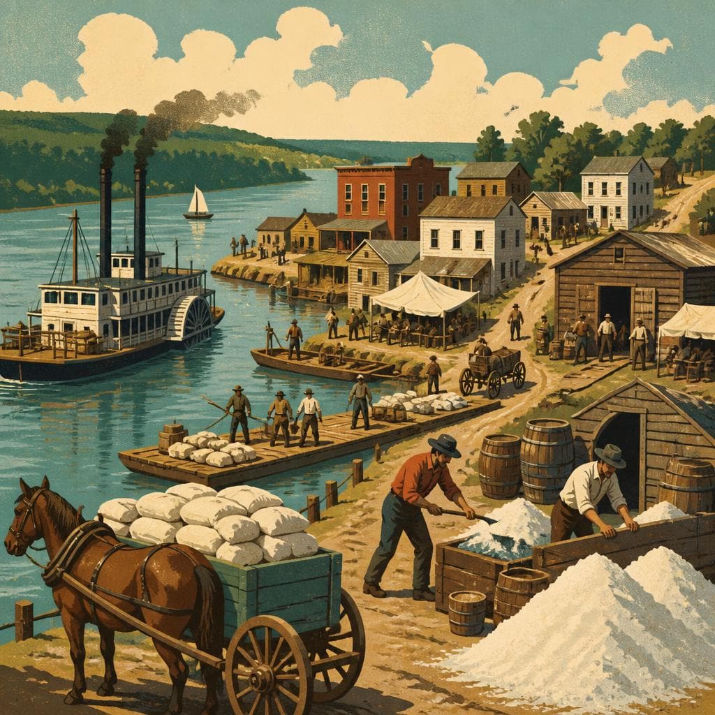 Cover art for Where the River Made an Early Illinois Town