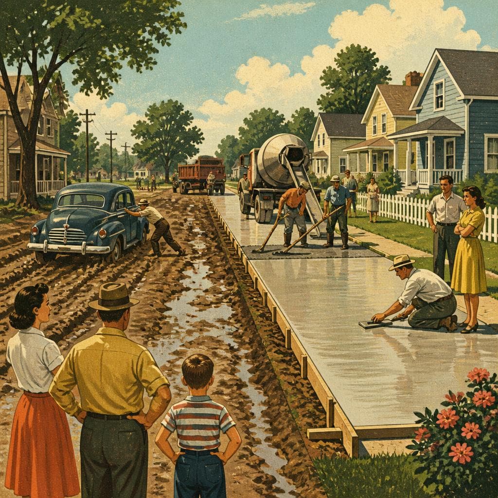 Cover art for The Street That Changed Its Mind About Mud