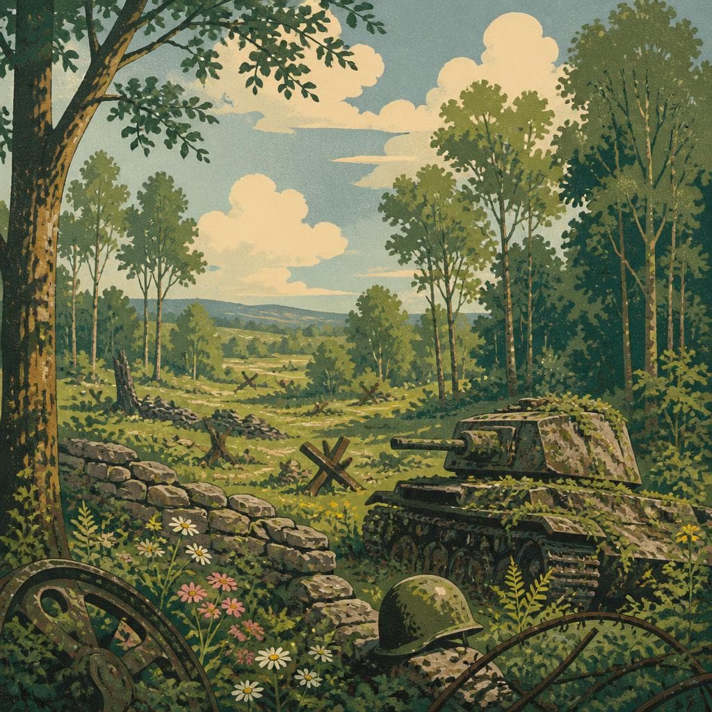 Cover art for Where the Battle Lines Grew Green