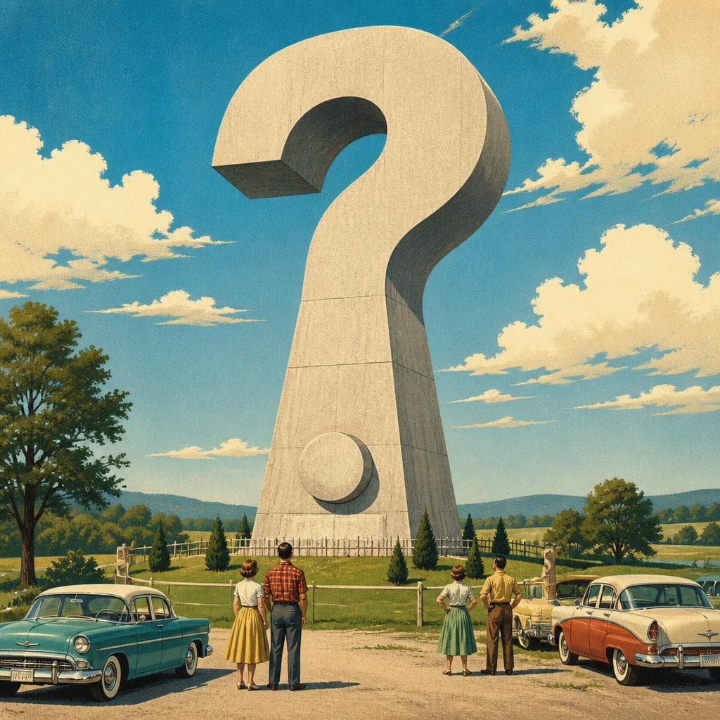 Cover art for Kentucky’s Giant Concrete Question Mark