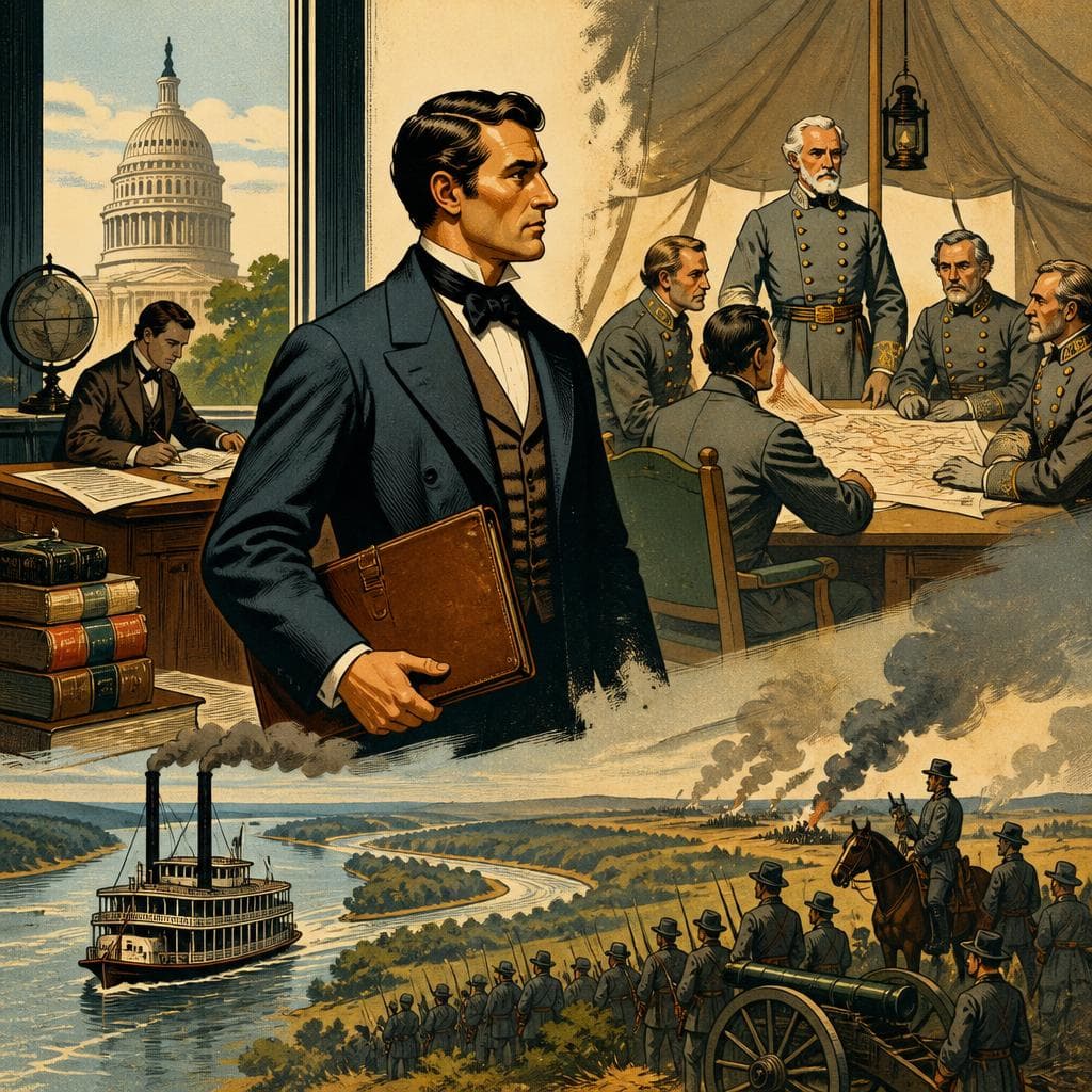 Cover art for From Washington Law Office to Confederate High Command