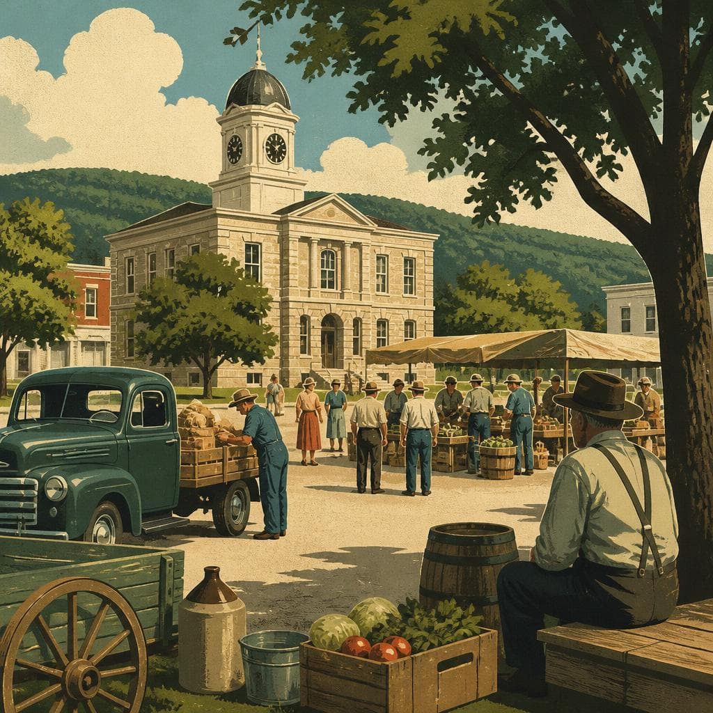 Cover art for Around the Square, Old Ozark Still Holds