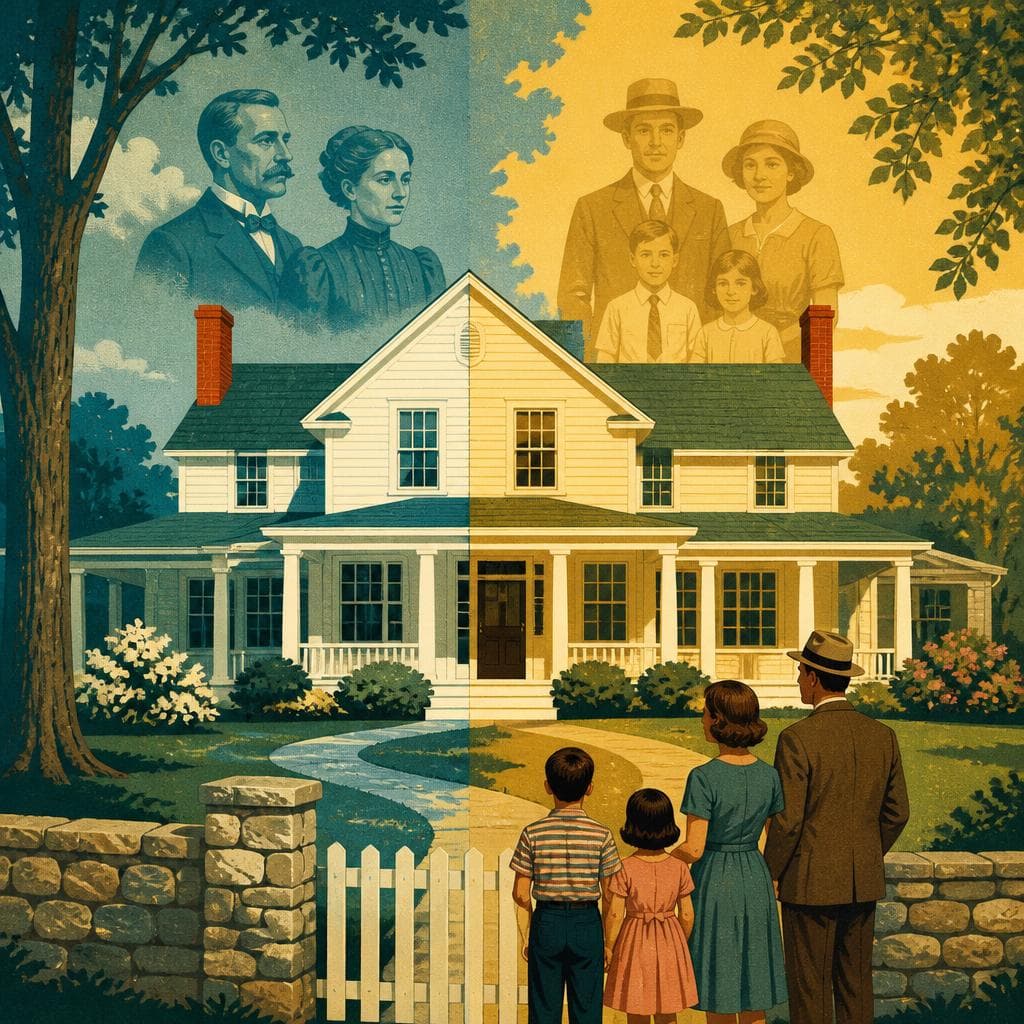 Cover art for A House With Two Family Names