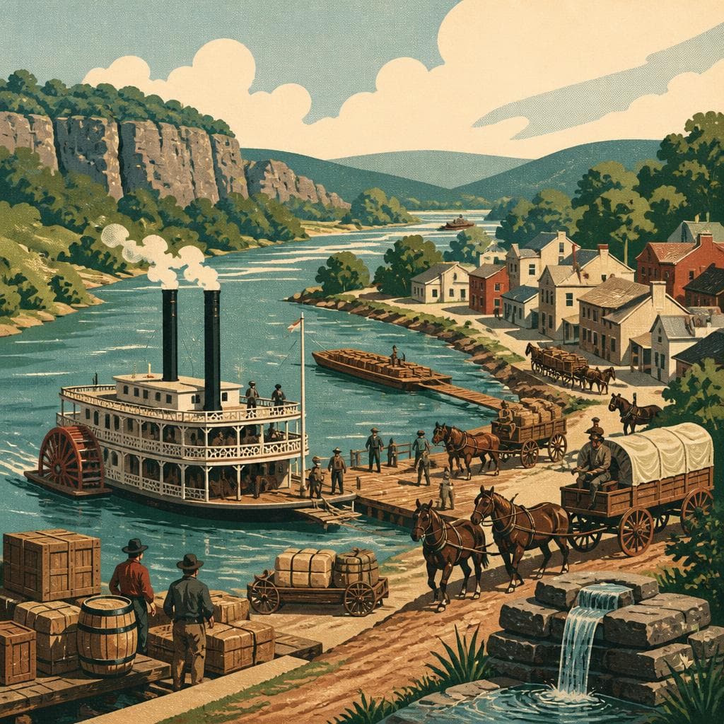 Cover art for When the Current Carried the Ozarks