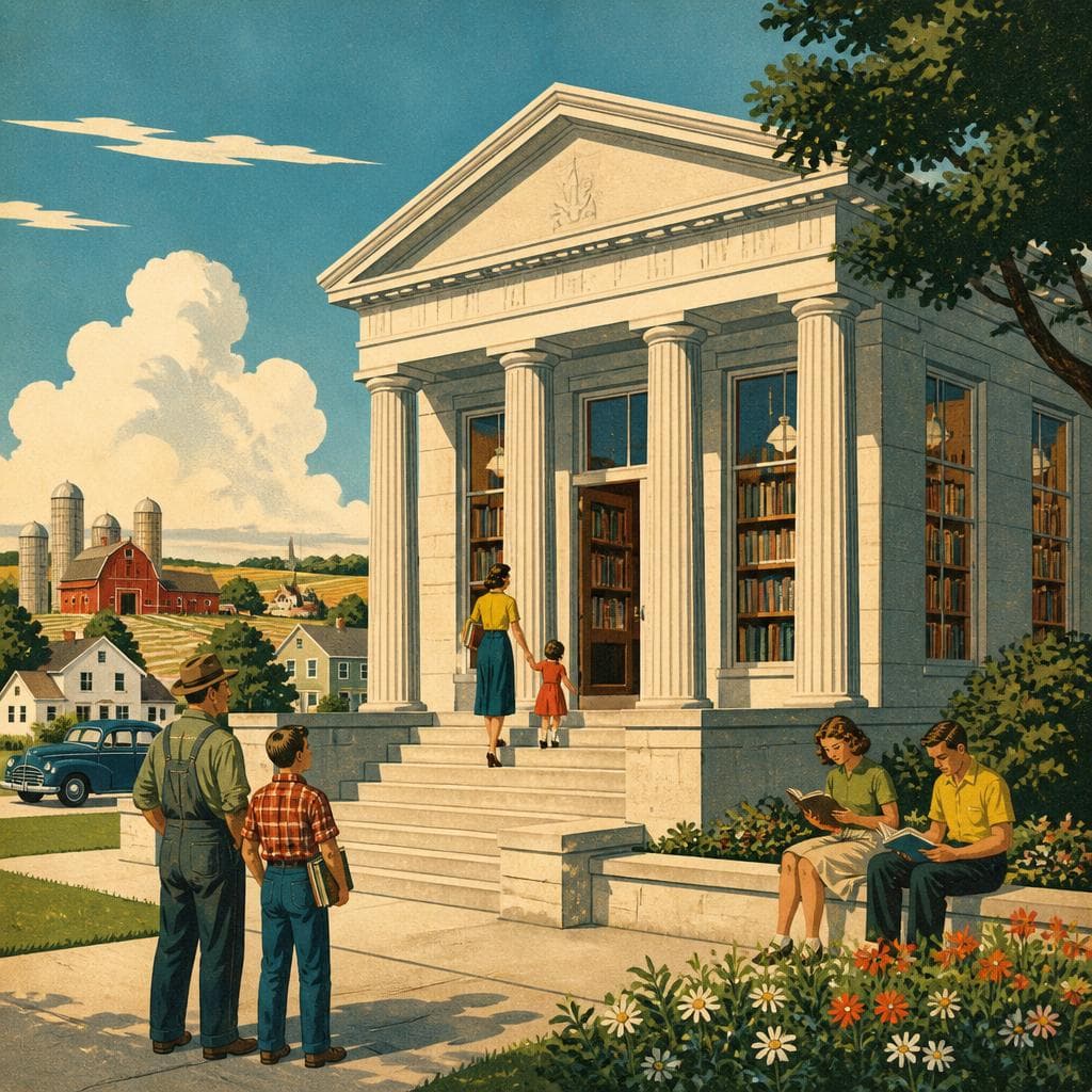 Cover art for A Temple to Books in Farm Country