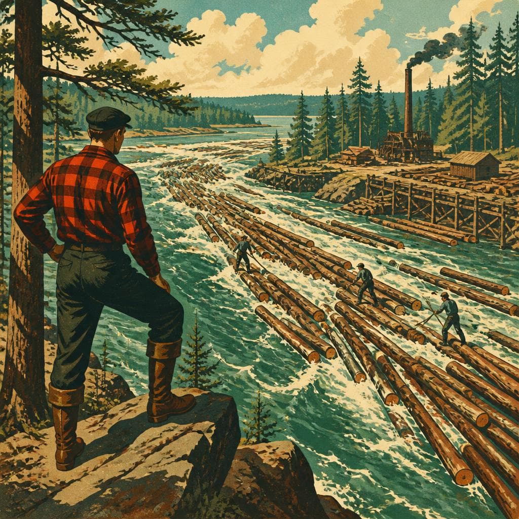 Cover art for Where the Au Sable Carried a Forest