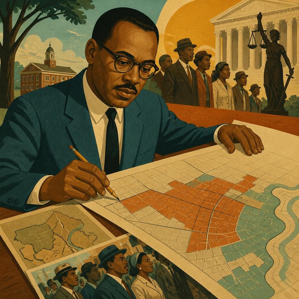 Cover art for The Professor Who Challenged Tuskegee’s Map