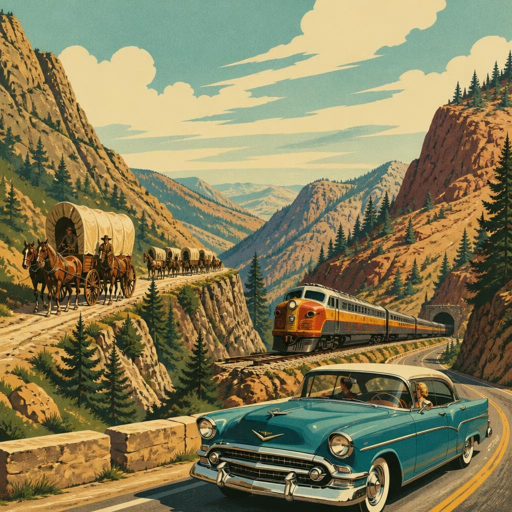 Cover art for Raton Pass, Where the Road Kept Becoming the Future